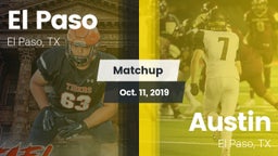 Matchup: El Paso  vs. Austin  2019