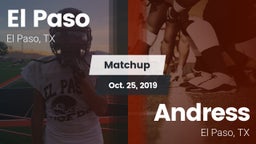 Matchup: El Paso  vs. Andress  2019