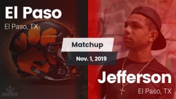 Matchup: El Paso  vs. Jefferson  2019