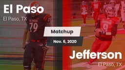 Matchup: El Paso  vs. Jefferson  2020