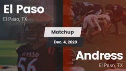 Matchup: El Paso  vs. Andress  2020