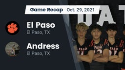 Recap: El Paso  vs. Andress  2021