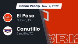 Recap: El Paso  vs. Canutillo  2022
