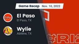 Recap: El Paso  vs. Wylie  2022