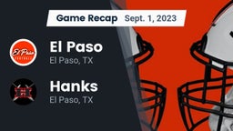 Recap: El Paso  vs. Hanks  2023
