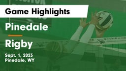 Pinedale  vs Rigby  Game Highlights - Sept. 1, 2023