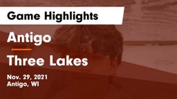 Antigo  vs Three Lakes  Game Highlights - Nov. 29, 2021