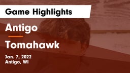 Antigo  vs Tomahawk  Game Highlights - Jan. 7, 2022