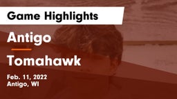 Antigo  vs Tomahawk  Game Highlights - Feb. 11, 2022