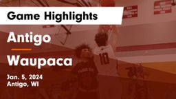 Antigo  vs Waupaca  Game Highlights - Jan. 5, 2024