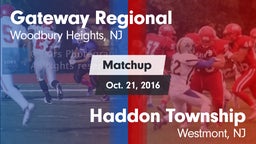 Matchup: Gateway Regional vs. Haddon Township  2016