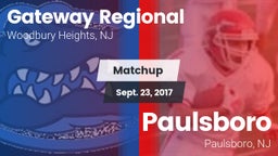 Matchup: Gateway Regional vs. Paulsboro  2017