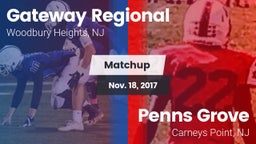 Matchup: Gateway Regional vs. Penns Grove  2017