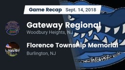 Recap: Gateway Regional  vs. Florence Township Memorial  2018