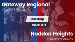 Matchup: Gateway Regional vs. Haddon Heights  2018
