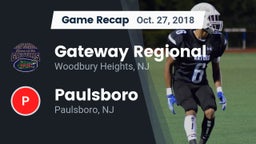 Recap: Gateway Regional  vs. Paulsboro  2018
