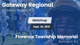 Matchup: Gateway Regional vs. Florence Township Memorial  2019