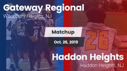 Matchup: Gateway Regional vs. Haddon Heights  2019