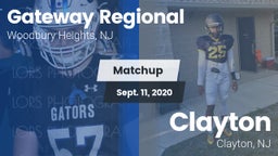 Matchup: Gateway Regional vs. Clayton  2020