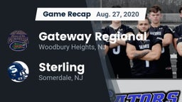 Recap: Gateway Regional  vs. Sterling  2020