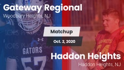 Matchup: Gateway Regional vs. Haddon Heights  2020