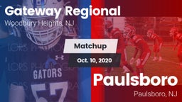 Matchup: Gateway Regional vs. Paulsboro  2020