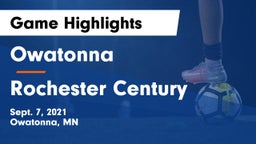 Owatonna  vs Rochester Century  Game Highlights - Sept. 7, 2021