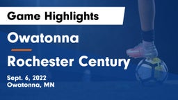 Owatonna  vs Rochester Century  Game Highlights - Sept. 6, 2022