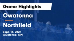 Owatonna  vs Northfield  Game Highlights - Sept. 13, 2022