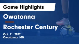 Owatonna  vs Rochester Century  Game Highlights - Oct. 11, 2022