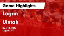 Logan  vs Uintah  Game Highlights - Dec 10, 2016