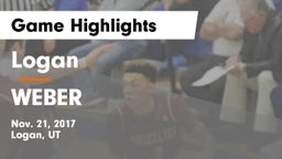 Logan  vs WEBER  Game Highlights - Nov. 21, 2017