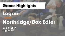 Logan  vs Northridge/Box Edler Game Highlights - Dec. 2, 2017