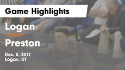 Logan  vs Preston  Game Highlights - Dec. 8, 2017