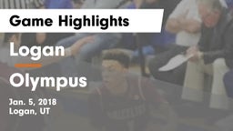 Logan  vs Olympus  Game Highlights - Jan. 5, 2018