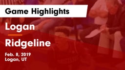 Logan  vs Ridgeline  Game Highlights - Feb. 8, 2019