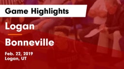 Logan  vs Bonneville  Game Highlights - Feb. 22, 2019