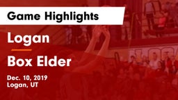 Logan  vs Box Elder  Game Highlights - Dec. 10, 2019