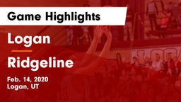 Logan  vs Ridgeline  Game Highlights - Feb. 14, 2020