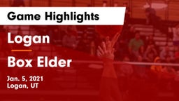 Logan  vs Box Elder  Game Highlights - Jan. 5, 2021