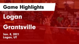 Logan  vs Grantsville  Game Highlights - Jan. 8, 2021