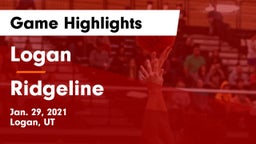 Logan  vs Ridgeline  Game Highlights - Jan. 29, 2021