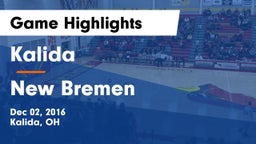 Kalida  vs New Bremen  Game Highlights - Dec 02, 2016