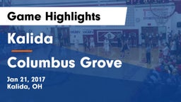 Kalida  vs Columbus Grove  Game Highlights - Jan 21, 2017