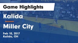 Kalida  vs Miller City Game Highlights - Feb 10, 2017