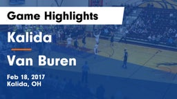 Kalida  vs Van Buren  Game Highlights - Feb 18, 2017