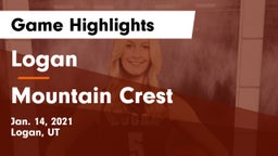 Logan  vs Mountain Crest  Game Highlights - Jan. 14, 2021