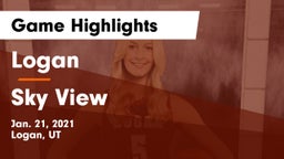 Logan  vs Sky View  Game Highlights - Jan. 21, 2021