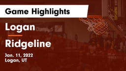 Logan  vs Ridgeline  Game Highlights - Jan. 11, 2022