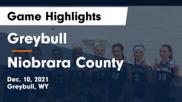 Greybull  vs Niobrara County  Game Highlights - Dec. 10, 2021